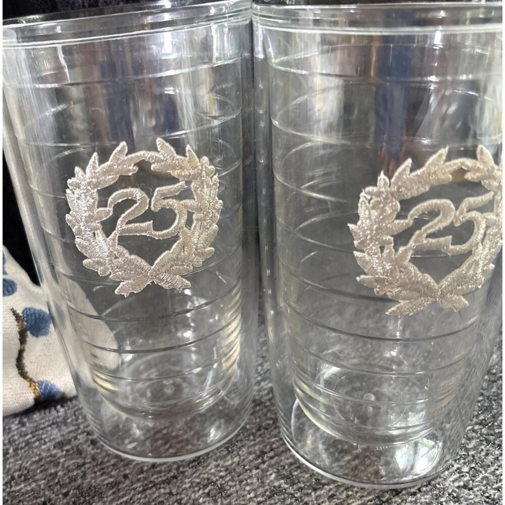 2 25th Anniversary 16 Oz Tervis Tumblers